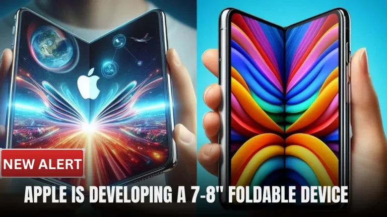 Apple is developing a 7-8″ foldable device,for 2026–2027