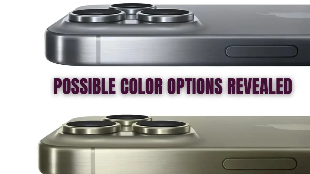 Possible Color Options Revealed