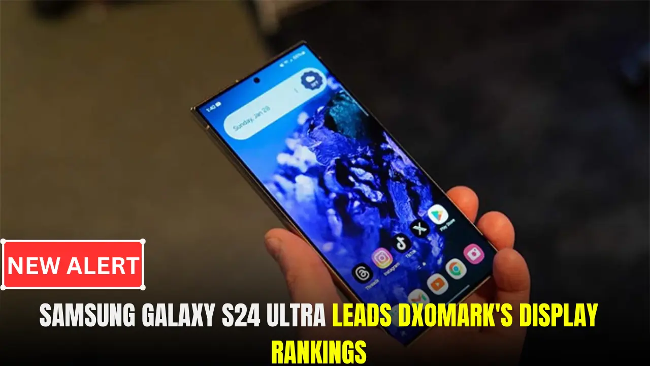 Samsung Galaxy S24 Ultra Leads DXOMARK's Display Rankings