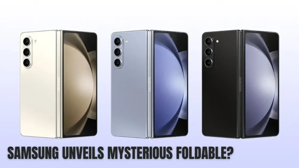 Samsung Unveils Mysterious Foldable?