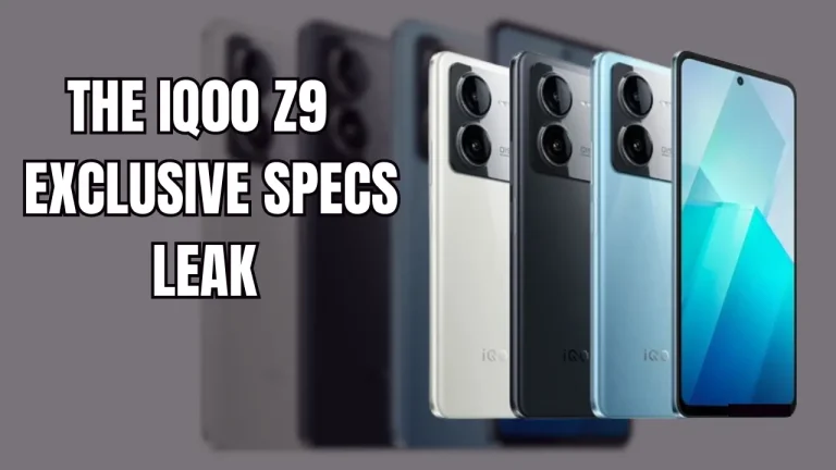 The iQ00 Z9: Exclusive Specs Leak & Certified for India- A Sneak Peek into Power & Innovation