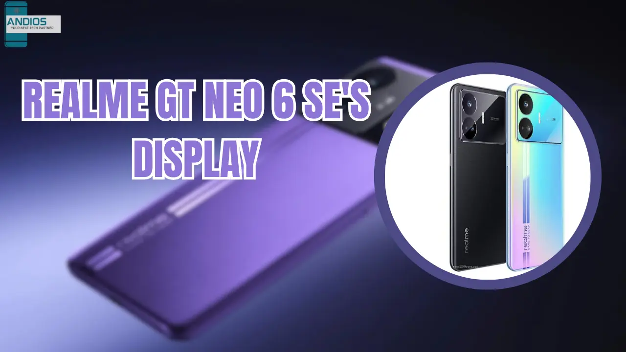 Realme GT Neo 6 SE's display, processor, and battery leak
